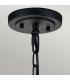 Feiss Lighthouse Outdoor Pendant Ceiling Light Textured Black IP44-4