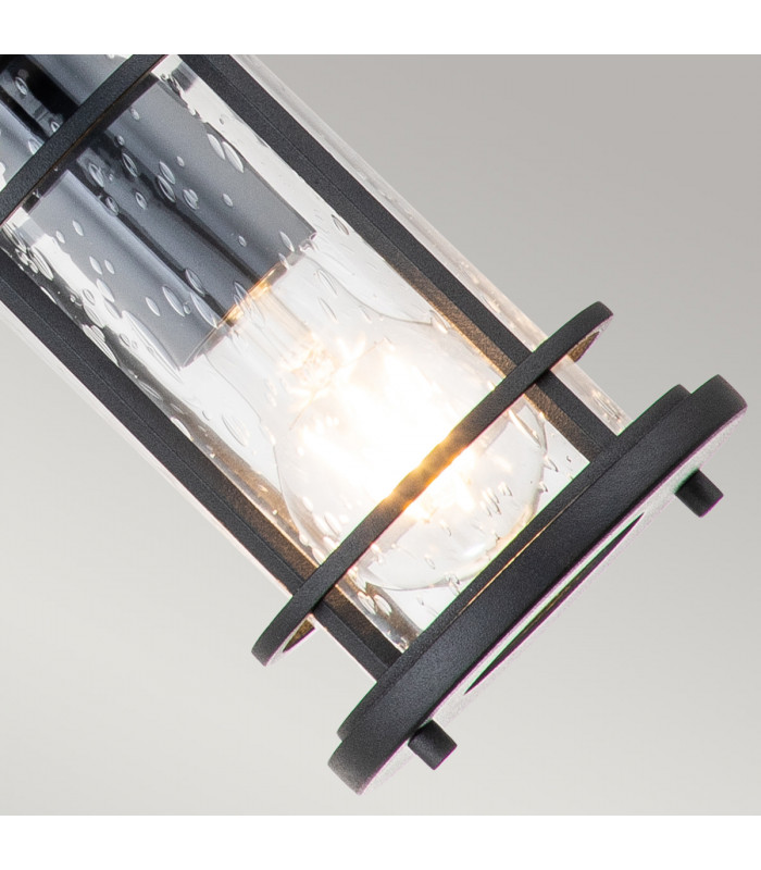 Feiss Lighthouse Outdoor Pendant Ceiling Light Textured Black IP44-5