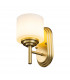 Feiss Malibu Wall Lamp Brushed Brass IP44-1
