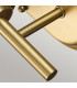 Feiss Malibu Wall Lamp Brushed Brass IP44-4