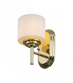 Feiss Malibu Wall Lamp Polished Brass IP44-1