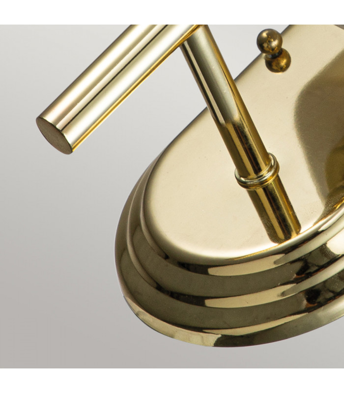 Feiss Malibu Wall Lamp Polished Brass IP44-3
