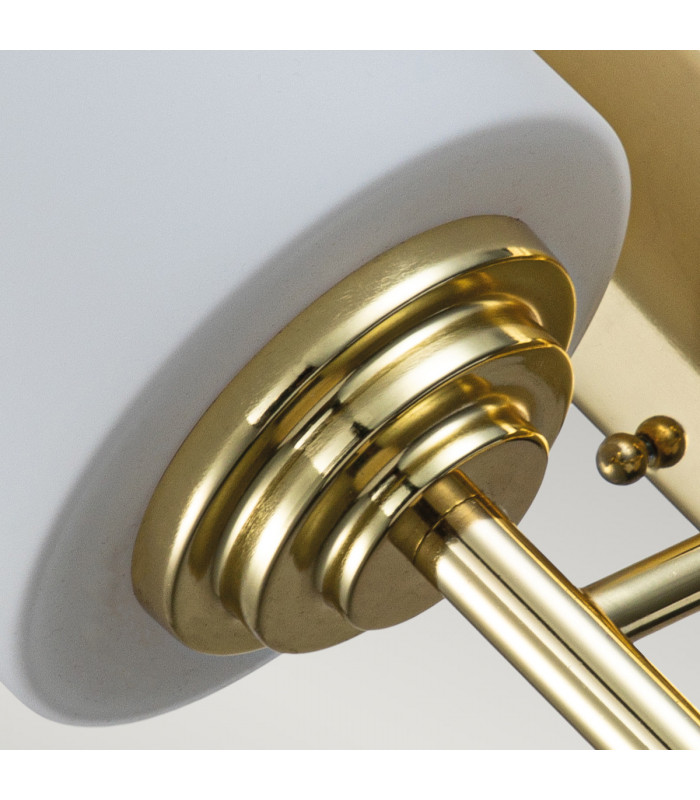Feiss Malibu Wall Lamp Polished Brass IP44-5