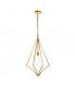 Feiss Nico Wire Frame Pendant Ceiling Light Burnished Brass-1