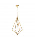 Feiss Nico Wire Frame Pendant Ceiling Light Burnished Brass-2