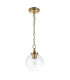 Feiss Tabby Dome Pendant Ceiling Light Burnished Brass-2