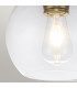 Feiss Tabby Dome Pendant Ceiling Light Burnished Brass-3