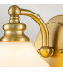 Hinkley Ainsley Wall Lamp Brushed Brass IP44-3