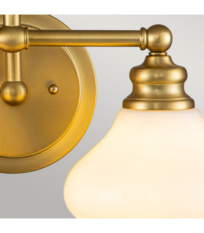 Hinkley Ainsley Wall Lamp Brushed Brass IP44-5