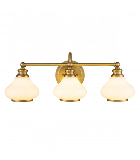 Hinkley Ainsley Wall Lamp Brushed Brass IP44-1