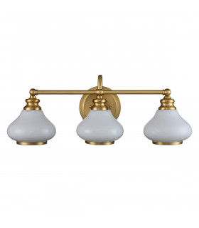 Hinkley Ainsley Wall Lamp Brushed Brass IP44-2