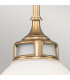 Hinkley Amelia Dome Pendant Ceiling Light Heritage Brass-3