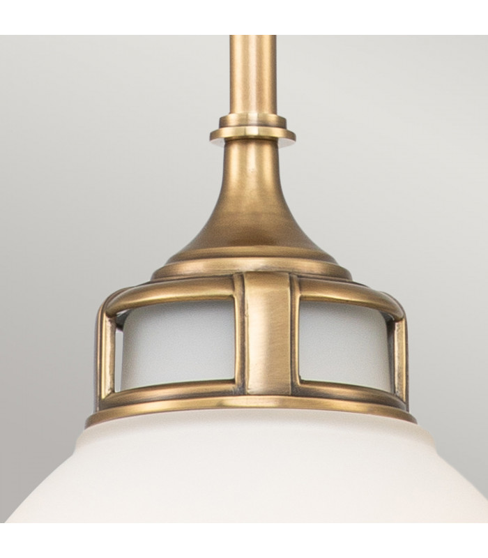 Hinkley Amelia Dome Pendant Ceiling Light Heritage Brass-3