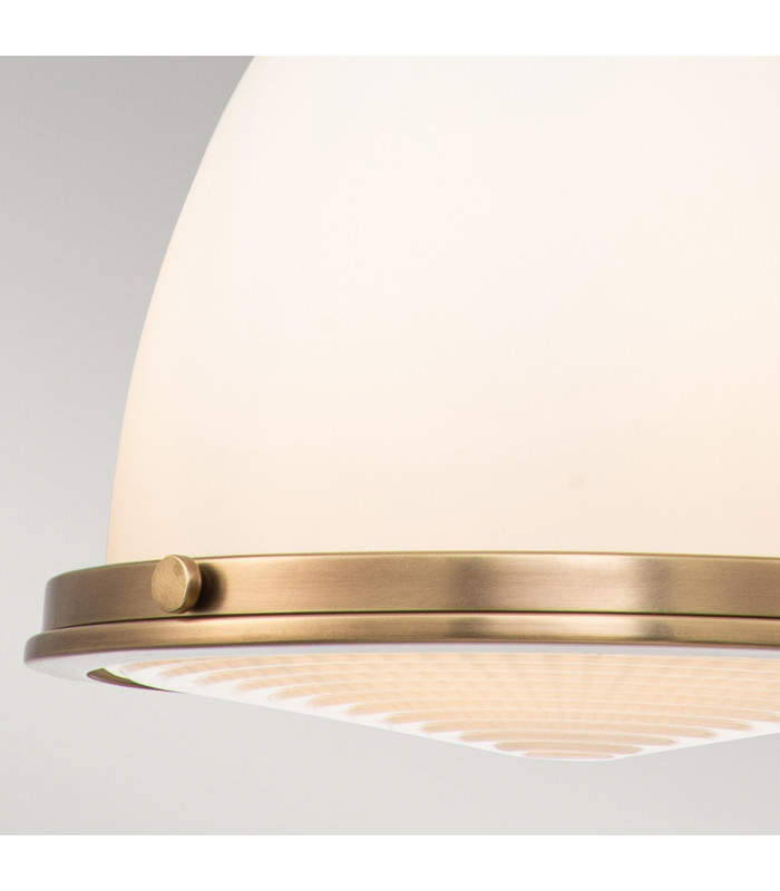Hinkley Amelia Dome Pendant Ceiling Light Heritage Brass-5