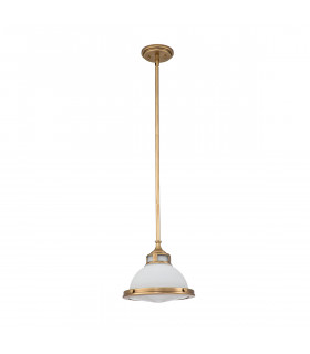 Hinkley Amelia Dome Pendant Ceiling Light Heritage Brass-2