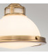 Hinkley Amelia Dome Pendant Ceiling Light Heritage Brass-3
