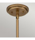 Hinkley Amelia Dome Pendant Ceiling Light Heritage Brass-4