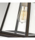 Hinkley Bainbridge Outdoor Wall Lantern Oil Rubbed Bronze with Heritage Brass Accents IP44-4