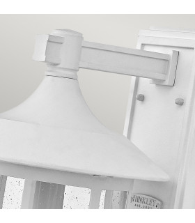 Hinkley Freeport Outdoor Wall Lantern Textured White IP44-2