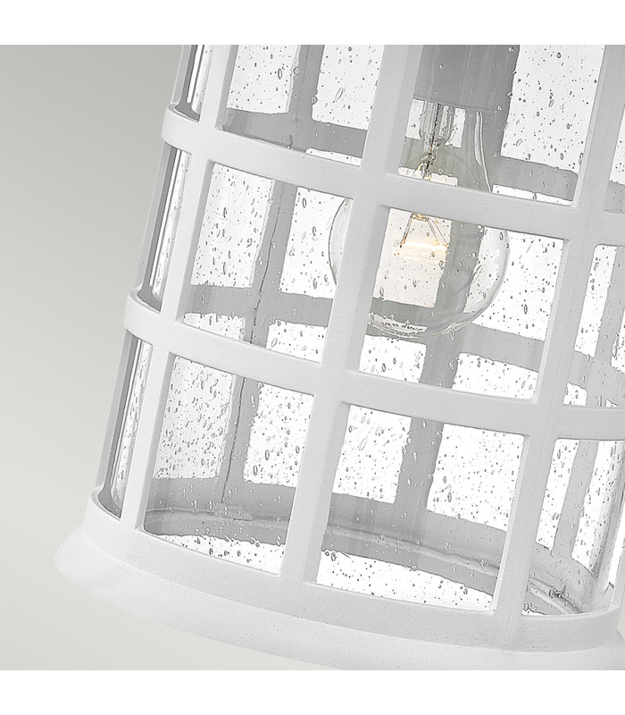 Hinkley Freeport Outdoor Wall Lantern Textured White IP44-4