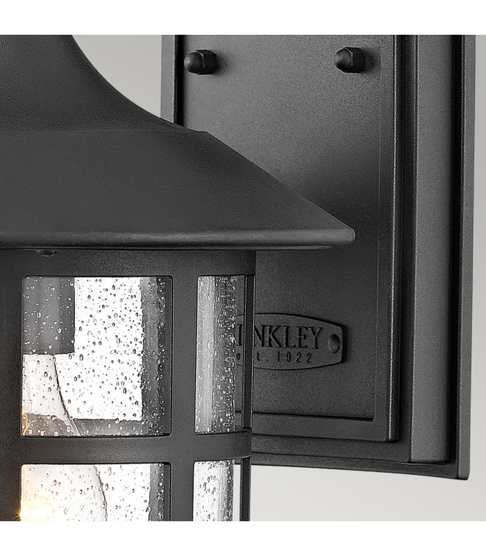 Hinkley Freeport Outdoor Wall Lantern Textured Black IP44-5