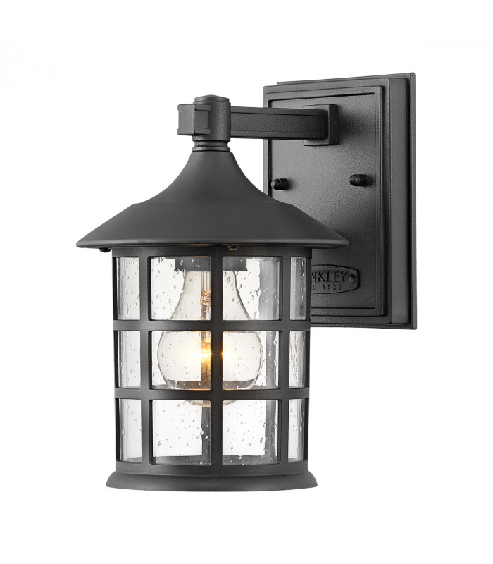 Hinkley Freeport Outdoor Wall Lantern Textured Black IP44-1