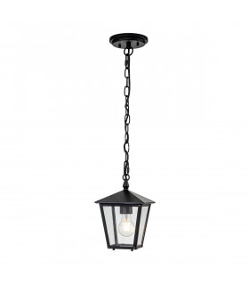 Hinkley Huntersfield Outdoor Pendant Ceiling Light Black IP44-1