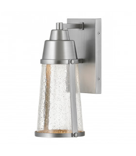 Hinkley Miles Outdoor Wall Lantern Painted Satin Nickel IP44-1