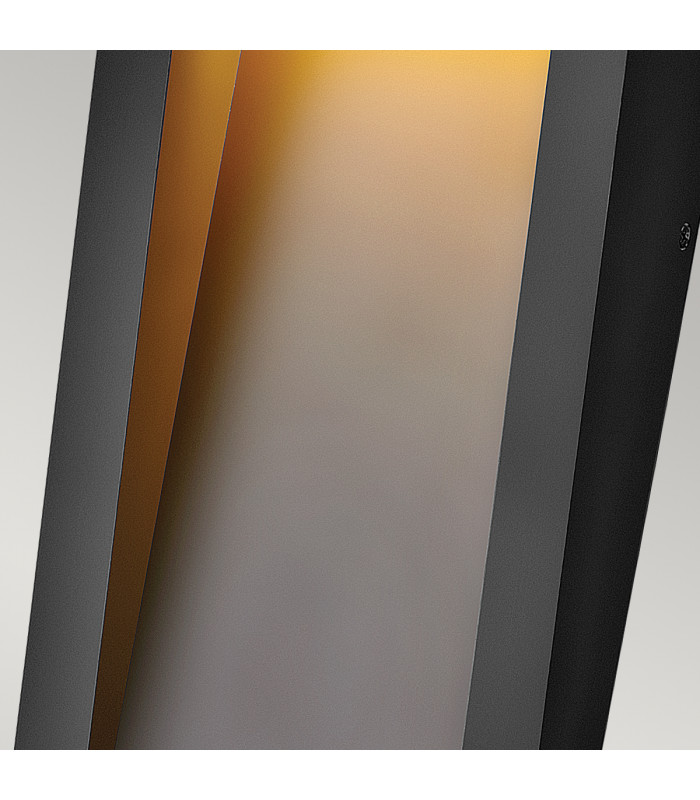 Hinkley Taper Outdoor Recessed Wall Lamp Textured Black 3000K IP44-3