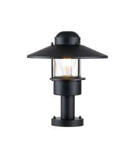 Klampenborg Outdoor Pedestal Light Black IP44-1