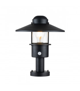 Klampenborg Outdoor Pedestal Light Black IP44-1