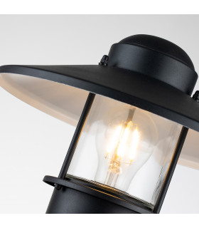 Klampenborg Outdoor Pedestal Light Black IP44-2