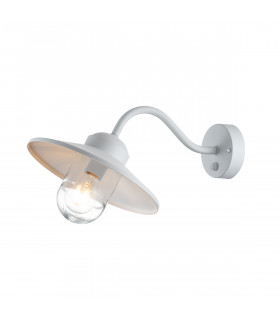 Klampenborg Outdoor Dome Wall Lamp White IP44-1