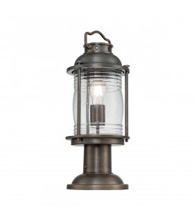 Kichler Ashland Bay Outdoor Pedestal Light Burnished Bronze IP44-1
