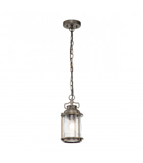 Kichler Ashland Bay Outdoor Pendant Ceiling Light Burnished Bronze IP44-1