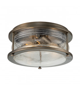 Kichler Ashland Bay Outdoor Decorative Flush Burnished Bronze IP44-1
