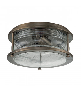 Kichler Ashland Bay Outdoor Decorative Flush Burnished Bronze IP44-2