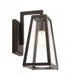 Kichler Delison Outdoor Wall Lantern Rubbed Bronze IP44-1