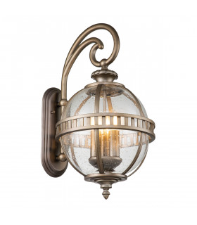Kichler Halleron Outdoor Wall Lantern Burnished Bronze IP44-1