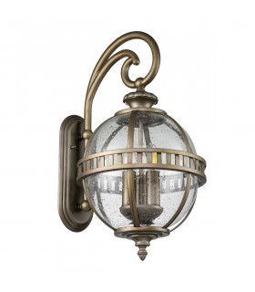 Kichler Halleron Outdoor Wall Lantern Burnished Bronze IP44-2