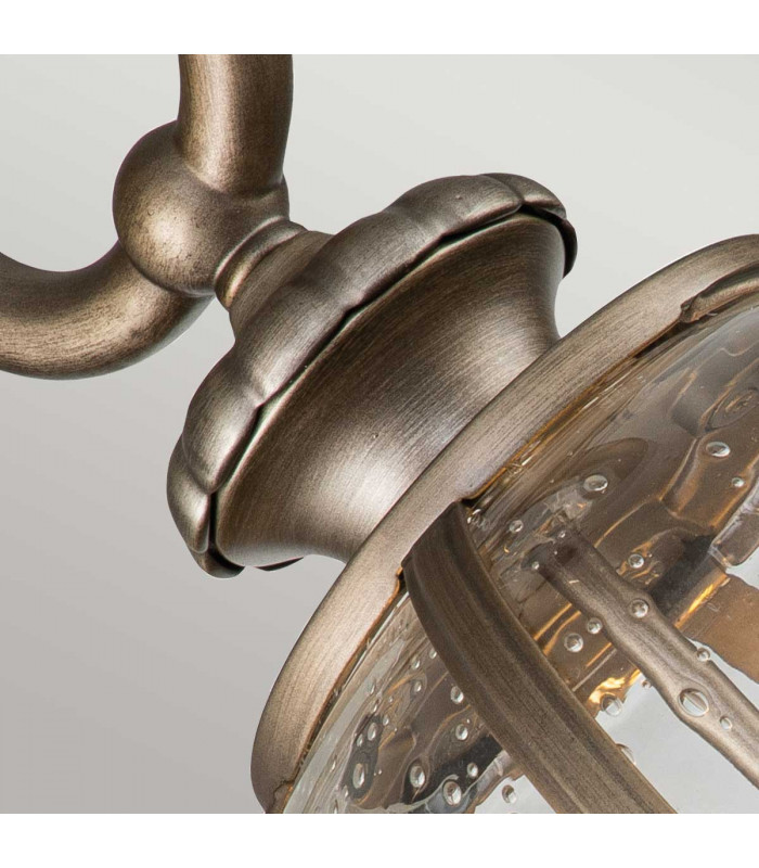 Kichler Halleron Outdoor Wall Lantern Burnished Bronze IP44-4