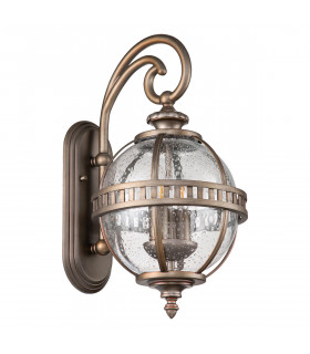 Kichler Halleron Outdoor Wall Lantern Burnished Bronze IP44-2