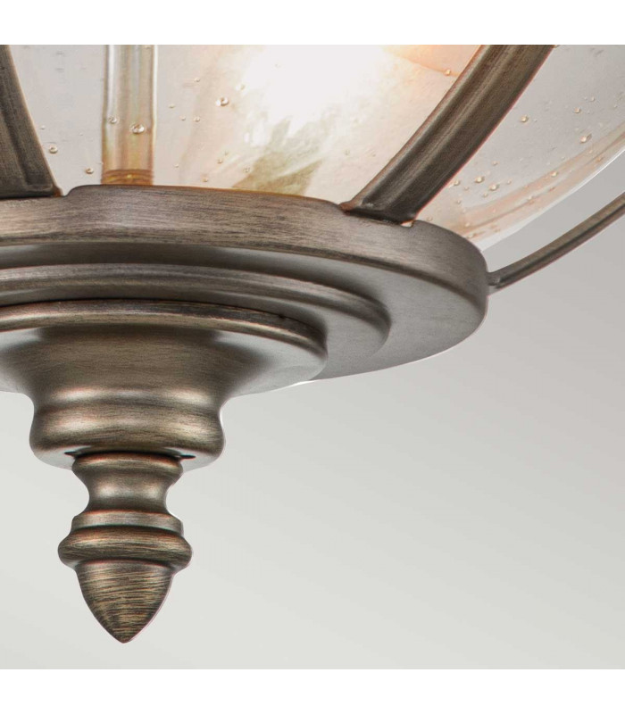 Kichler Halleron Outdoor Decorative Flush Burnished Bronze IP44-3