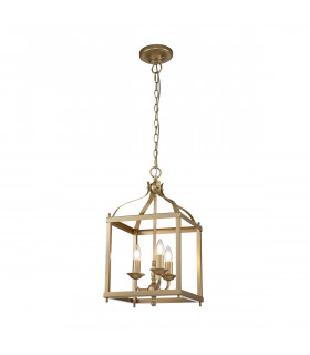 Kichler Larkin Lanterns Pendant Ceiling Light Painted Natural Brass-1