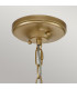 Kichler Larkin Lanterns Pendant Ceiling Light Painted Natural Brass-5