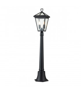 Hinkley Alford Place Outdoor Bollard Museum Black IP44-1