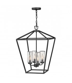 Hinkley Alford Place Outdoor Pendant Ceiling Light Museum Black IP44-1