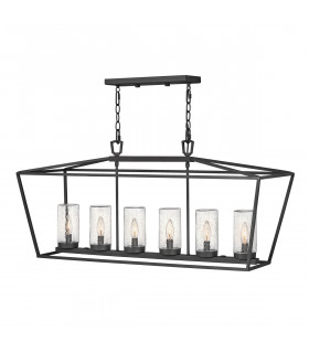 Hinkley Alford Place Outdoor Pendant Ceiling Light Museum Black IP44-1