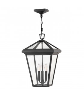 Hinkley Alford Place Outdoor Pendant Ceiling Light Museum Black IP44-1
