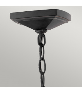 Hinkley Alford Place Outdoor Pendant Ceiling Light Museum Black IP44-2